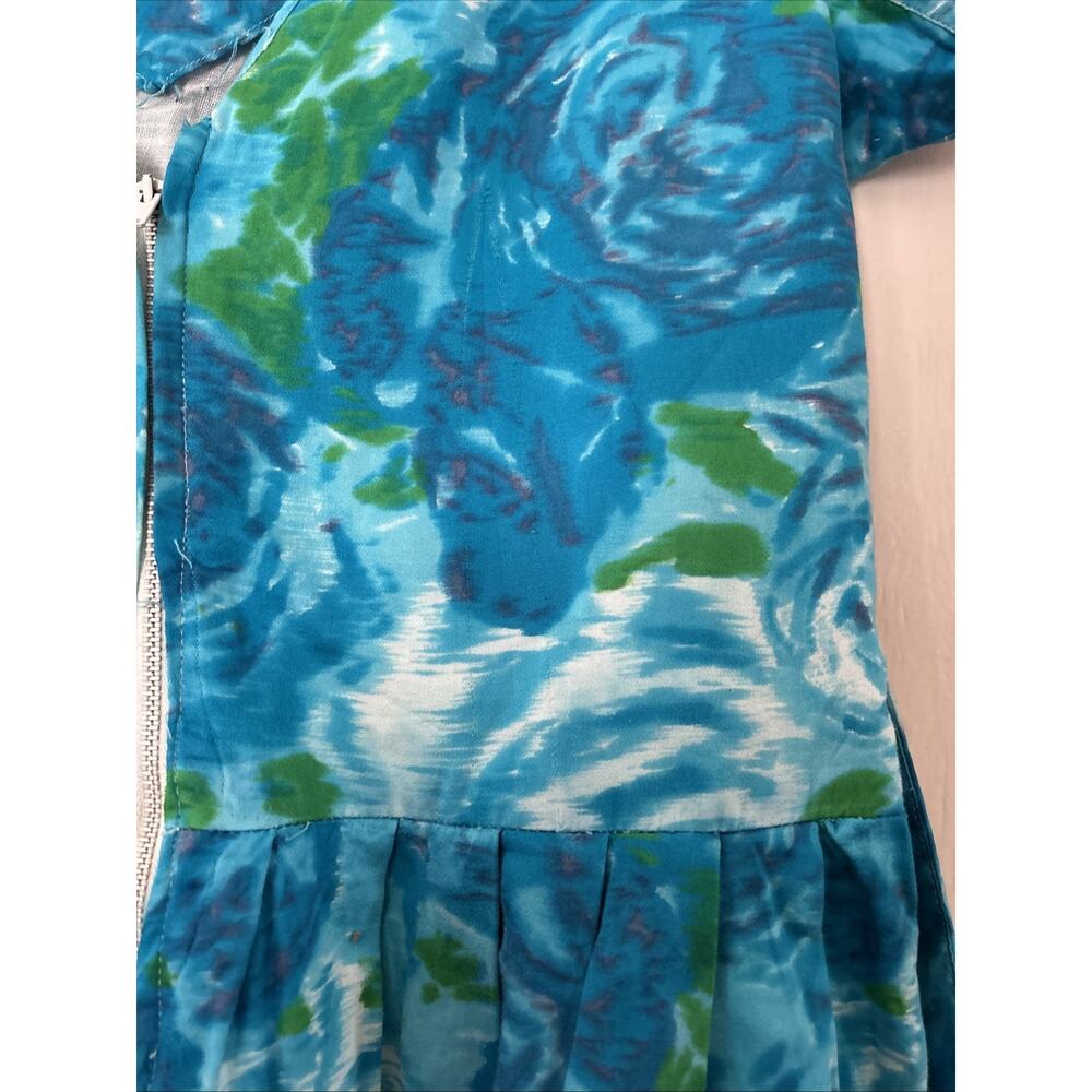 Gorgeous 1950s SUZY PERETTE New Look Floral Fit Flare Dress Small Read - Picture 11 of 16